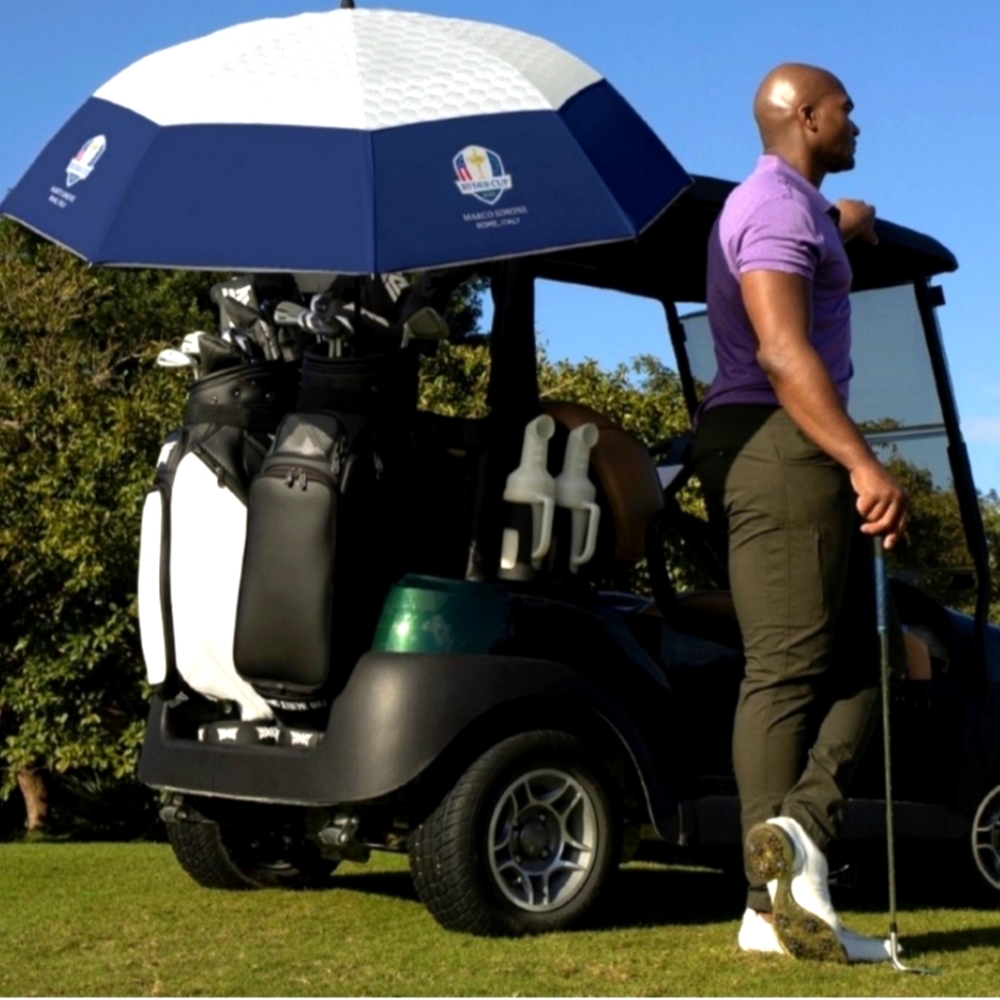 NEW WEATHERMAN LARGE GOLF UMBRELLA RYDER CUP 2023 MARCO SIMONE ITALY
